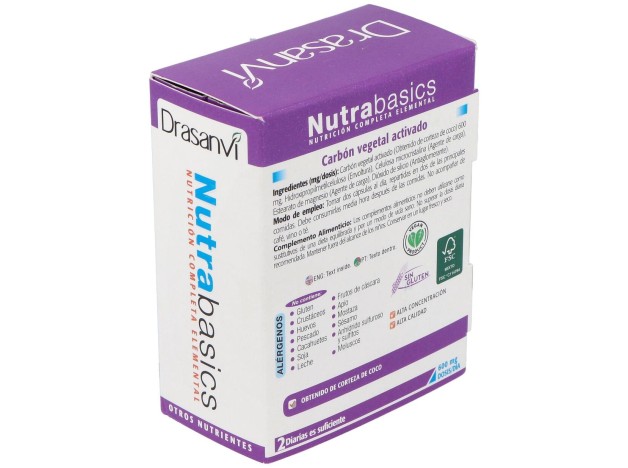 Nutrabasics Carbon Vegetal 60Cap.