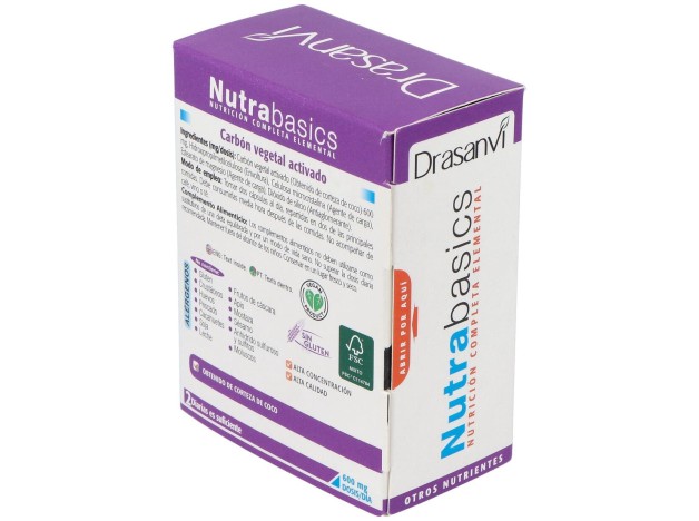 Nutrabasics Carbon Vegetal 60Cap.