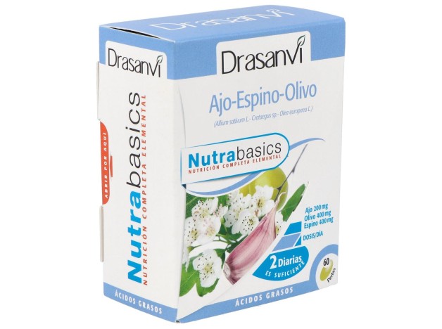 Nutrabasics Ajo-Espino-Olivo 60Perlas