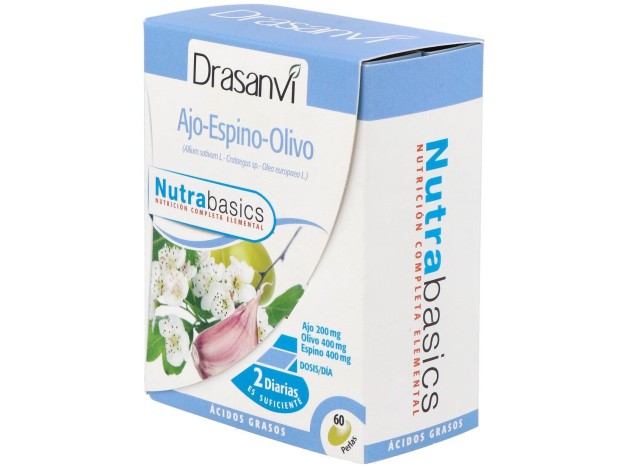 Nutrabasics Ajo-Espino-Olivo 60Perlas