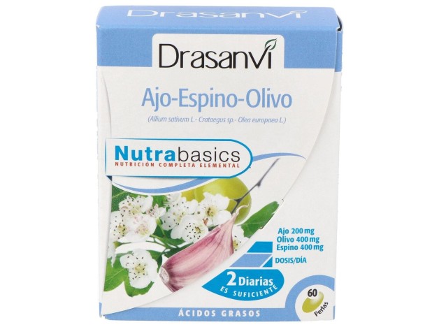 Nutrabasics Ajo-Espino-Olivo 60Perlas