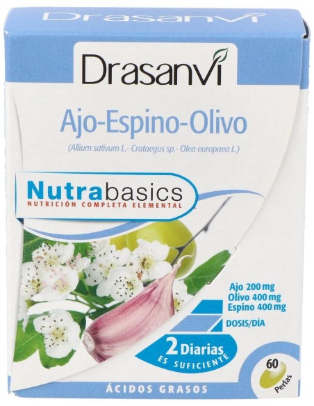 Nutrabasics Ajo-Espino-Olivo 60Perlas