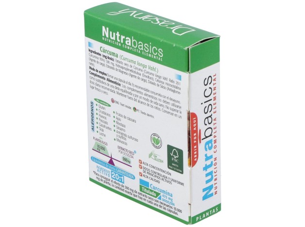 Drasanvi Curcuma Nutrabasicos 24 Capsulas