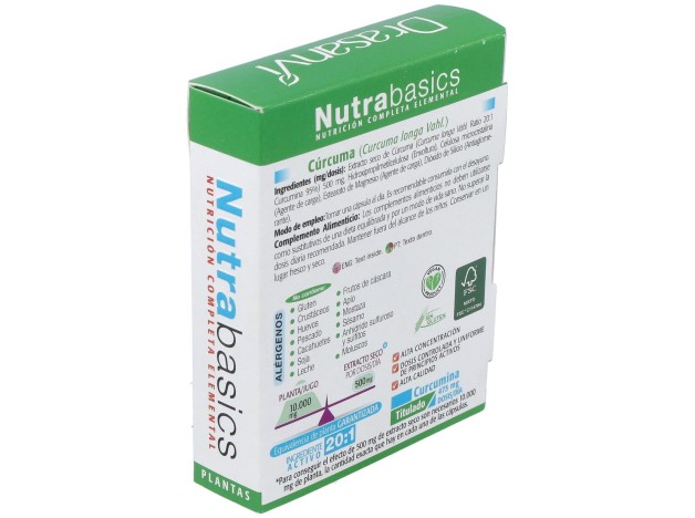 Drasanvi Curcuma Nutrabasicos 24 Capsulas