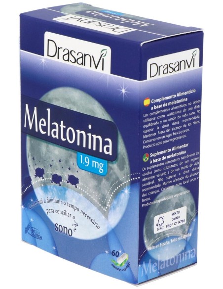 Drasanavi Melatonina 1_9Mg 60Caps