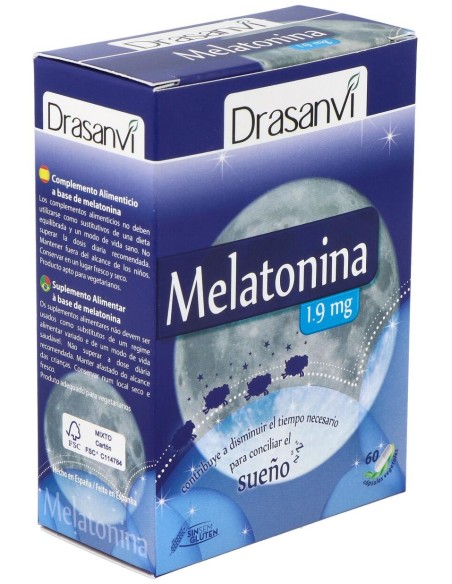 Drasanavi Melatonina 1_9Mg 60Caps