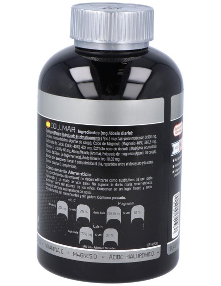 Drasanvi Collmar® Colágeno Marino + Magnesio Sabor Vainilla 180Comp