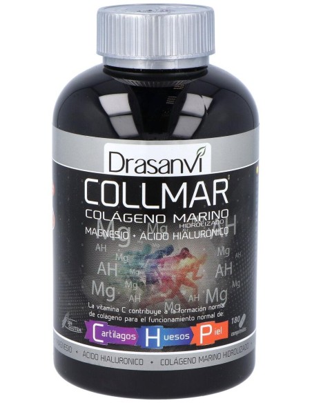 Drasanvi Collmar® Colágeno Marino + Magnesio Sabor Vainilla 180Comp