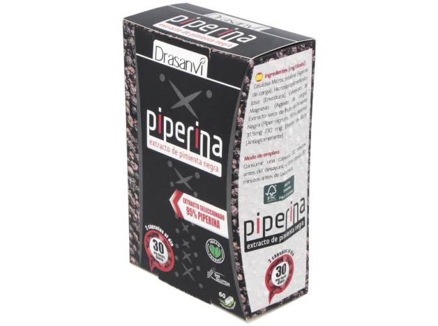 Drasanvi Piperina Extracto 95% 60Cáps