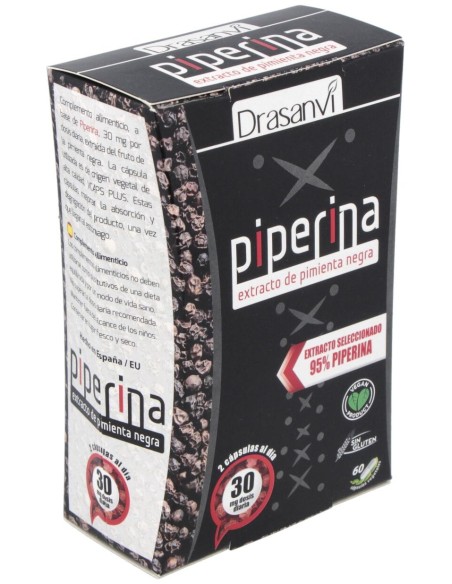 Drasanvi Piperina Extracto 95% 60Cáps