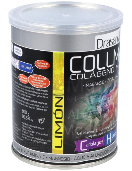 Drasanvi Collmar® Colágeno Marino + Magnesio Sabor Limón 300G
