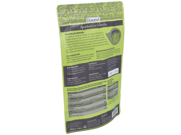 Hierba Cebada Superalimentos Bio 125Gr. Doypack