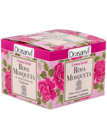 Crema Facial Rosa Mosqueta 50Ml. Ecocert Bio