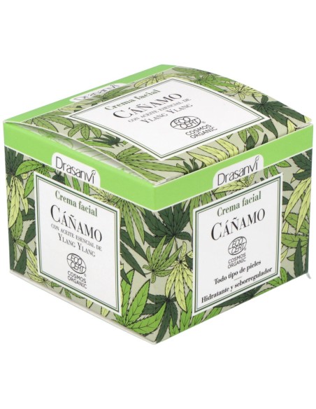Crema Facial Cañamo 50Ml. Ecocert Bio