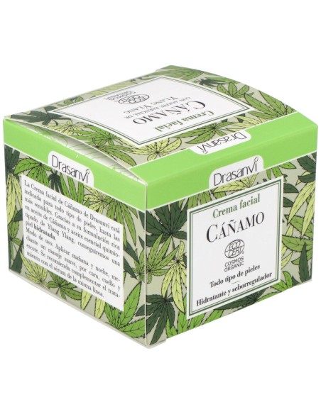 Crema Facial Cañamo 50Ml. Ecocert Bio