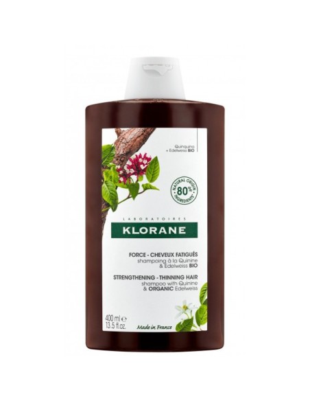 Klorane Champú Quinina y Edelweiss 200 ml