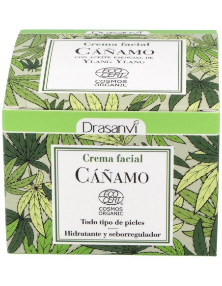 Crema Facial Cañamo 50Ml. Ecocert Bio