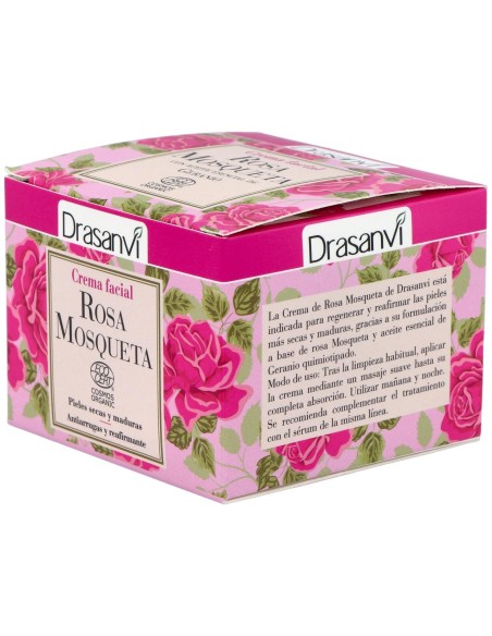 Crema Facial Rosa Mosqueta 50Ml. Ecocert Bio