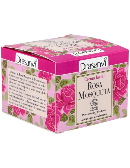 Crema Facial Rosa Mosqueta 50Ml. Ecocert Bio