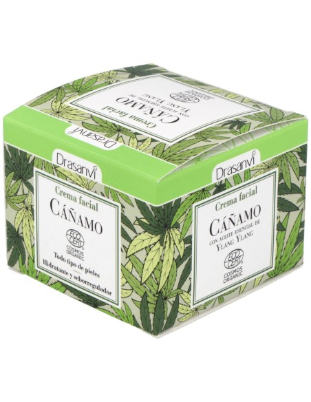 Crema Facial Cañamo 50Ml. Ecocert Bio