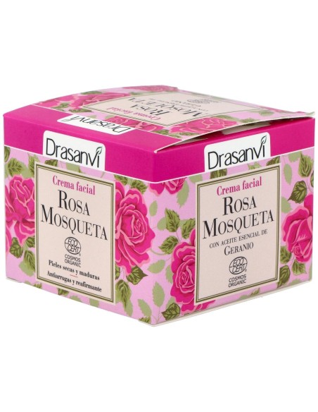 Crema Facial Rosa Mosqueta 50Ml. Ecocert Bio
