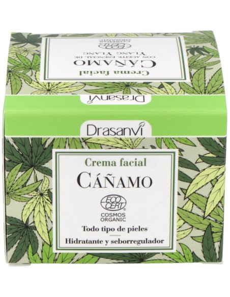 Crema Facial Cañamo 50Ml. Ecocert Bio