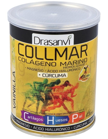 Drasanvi Collmar® Colágeno Marino + Magnesio + Cúrcuma Sabor Vainilla 300G
