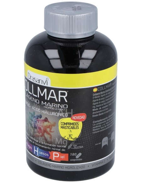 Drasanvi Collmar® Colágeno Marino + Magnesio Sabor Limón 180Comp