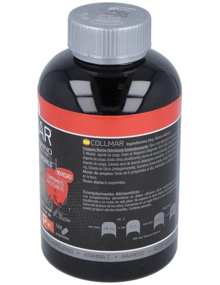 Drasanvi Collmar® Colágeno Marino + Magnesio Sabor Cereza 180Comp