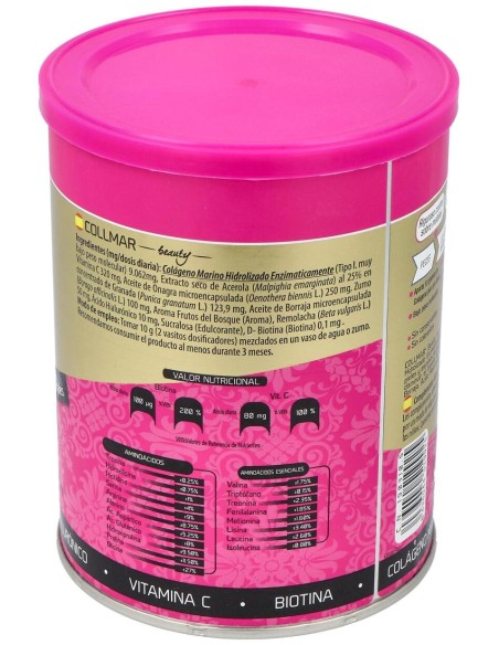 Drasanvi Collmar® Colágeno Marino Beauty Sabor Frutos Del Bosque 275G