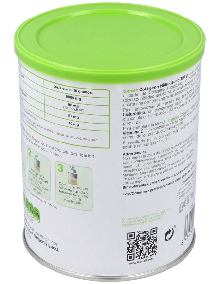 Colageno Hidrolizado 300Gr.