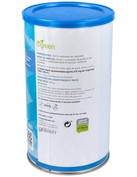 B-Green Carbonato De Magnesio 200G