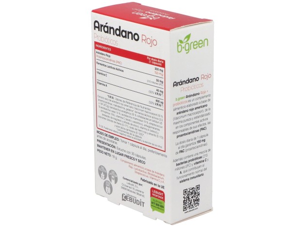 Arandano Rojo + Probioticos 30Cap.