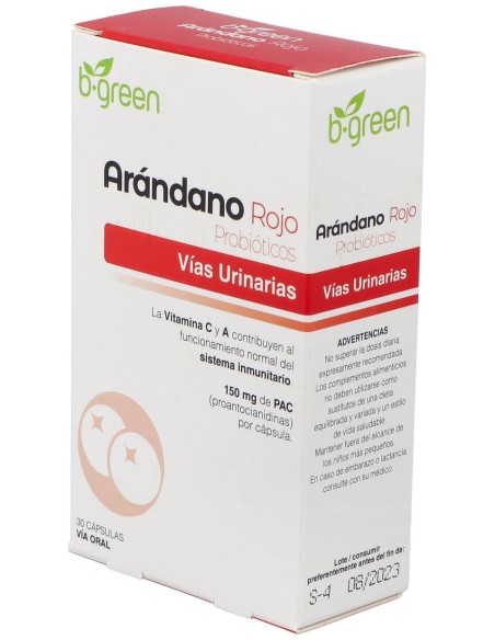 Arandano Rojo + Probioticos 30Cap.