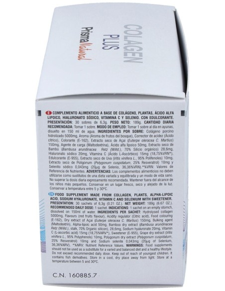 Prisma Natural Colagen Plus 30Uds
