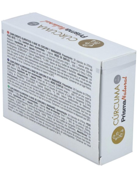 Prisma Natural Cúrcuma+Mn 30Cáps