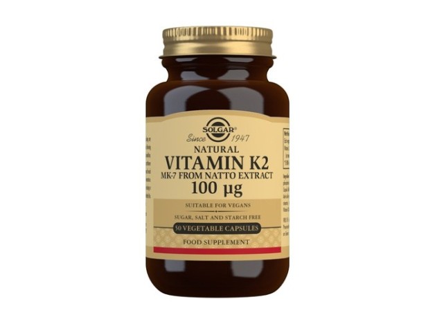 Solgar Vitamina K2 100 Mcg 50 Cápsulas
