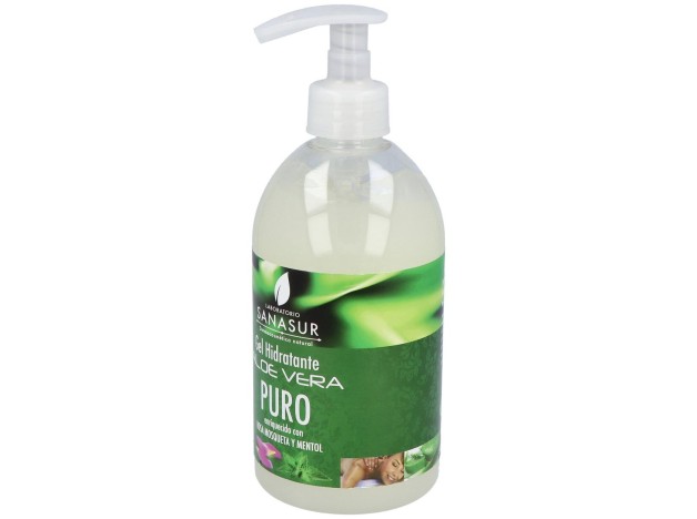 Gel Aloe Vera Con Rosa Mosqueta Y Mentol 500Ml.