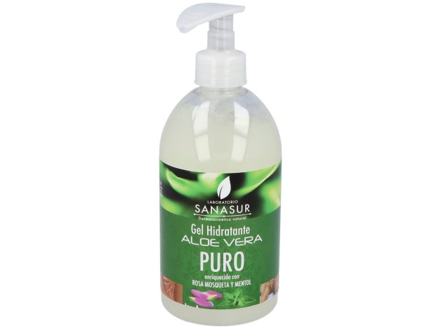Gel Aloe Vera Con Rosa Mosqueta Y Mentol 500Ml.
