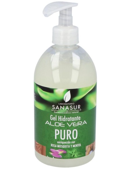 Gel Aloe Vera Con Rosa Mosqueta Y Mentol 500Ml.