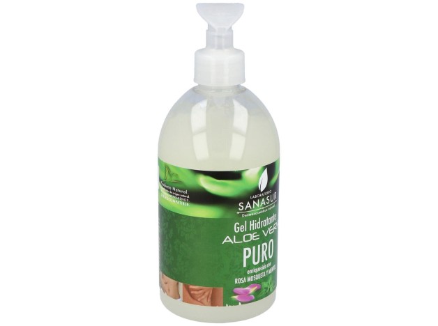 Gel Aloe Vera Con Rosa Mosqueta Y Mentol 500Ml.