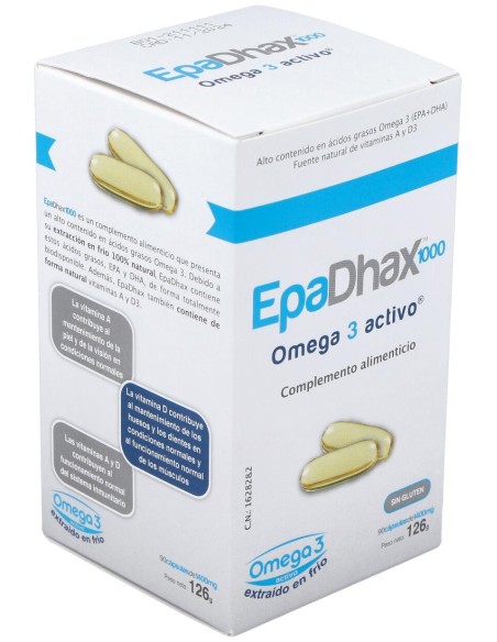 Epadhax Omega 1000 Mg, 90 Cápsulas