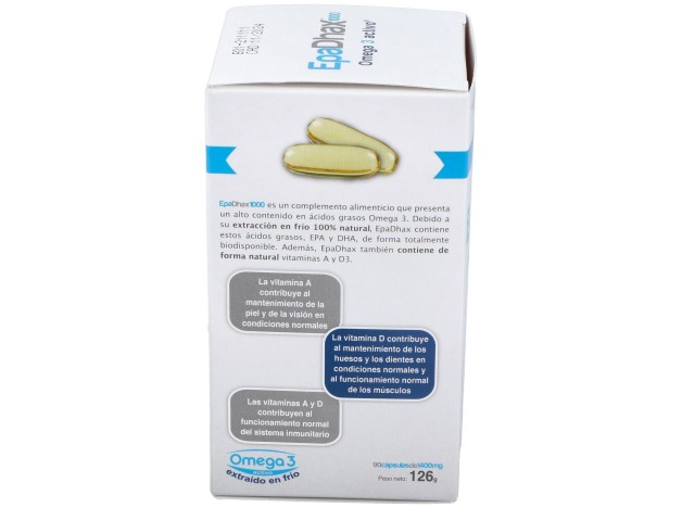 Epadhax Omega 1000 Mg, 90 Cápsulas