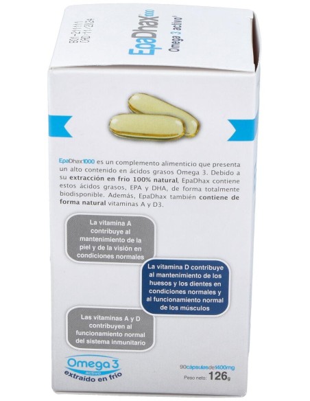 Epadhax Omega 1000 Mg, 90 Cápsulas