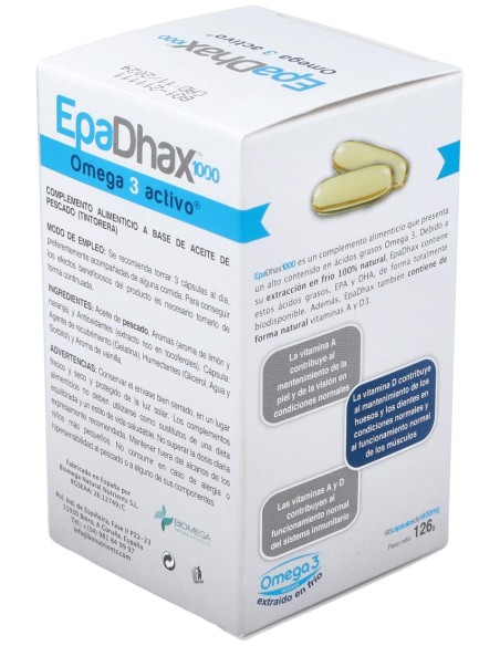 Epadhax Omega 1000 Mg, 90 Cápsulas