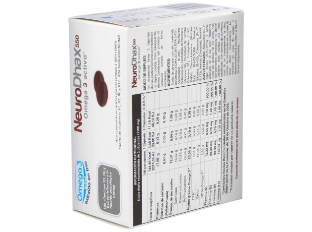 Epadhax Neurodhax Omega 550Mg 80Caps