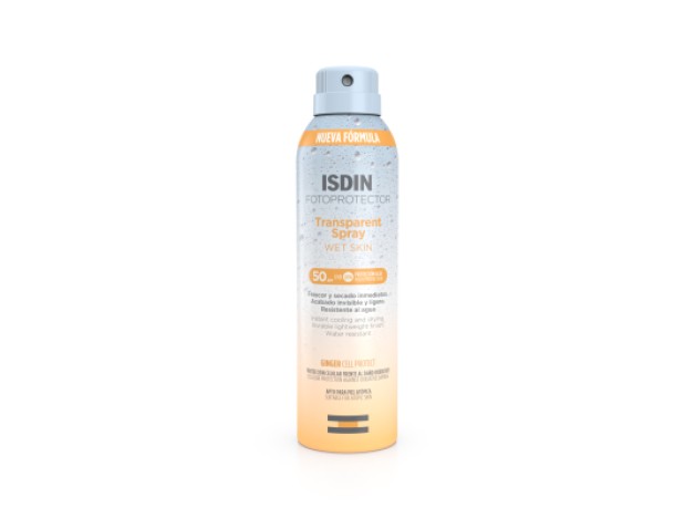Fotoprotector ISDIN Transparent Spray Wet Skin...