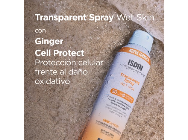 Fotoprotector ISDIN Transparent Spray Wet Skin...