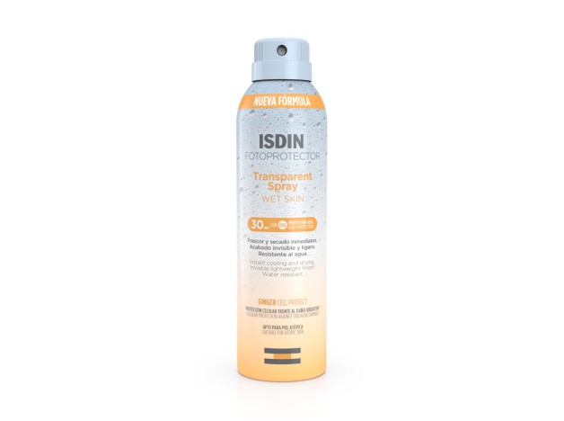 Fotoprotector ISDIN Transparent Spray Wet Skin SPF 30 250 ml