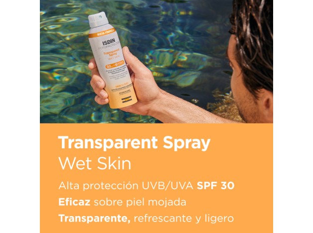 Fotoprotector ISDIN Transparent Spray Wet Skin...